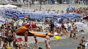 La plage de Nice, dans les Alpes-Maritimes, en juillet 2011 (photo d'illustration).