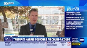 Trump et Harris toujours au coude-à-coude