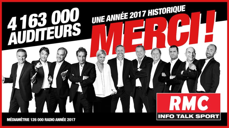2017, année historique pour RMC 