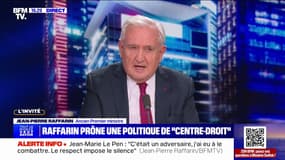 Jean-Pierre Raffarin: "La France est à droite et doit être gouvernée au centre droit"