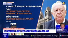 Obsèques de Jean-Claude Gaudin: la cérémonie à suivre ce jeudi sur BFM Marseille