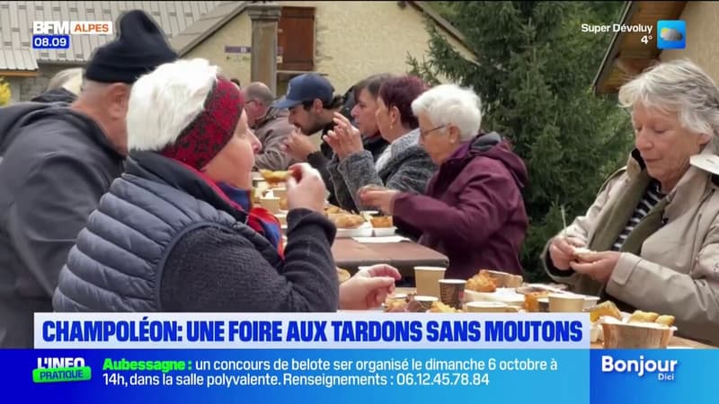 Champoléon: une foire aux tardons sans moutons