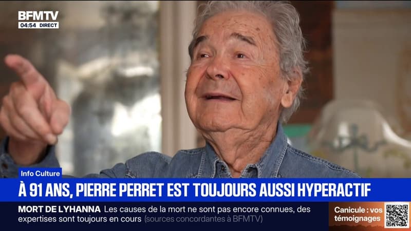 Livre sur sa grand-mère, album à venir : rencontre avec l'hyperactif Pierre Perret, âgé de 91 ans !