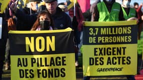 Manifestation contre le One Ocean Summit le 11 février 2022 à Brest