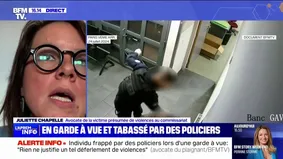 "Nada justifica tal onda de violência": O advogado de um homem de 42 anos, suposta vítima de violência por parte de policiais em uma delegacia parisiense, fala na BFMTV