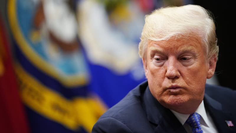 Le président américain Donald Trump, le 23 août 2018 à la Maison Blanche.
