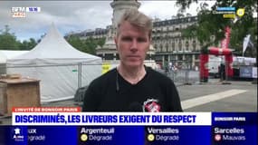 Paris: discriminés, les livreurs exigent du respect