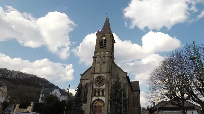 L'église Saint-Jules du quartier de Gouraincourt à Longwy