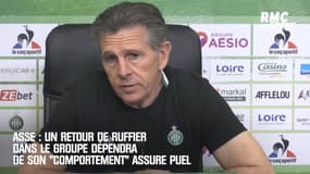 Saint-Étienne : Puel entrouvre la porte pour un retour de Ruffier dans le groupe 