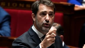 Christophe Castaner à l'Assemblée nationale lors des questions au gouvernement, le 16 juin 2020 à Paris