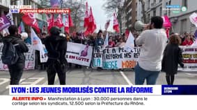Lyon : les jeunes mobilisés contre la réforme des retraites ce mardi 28 mars