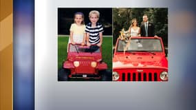 Natalie et Austin Tatman à l'école maternelle, capture du site People.