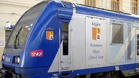 Photo d'illustration d'un train express régional.