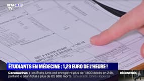 En moyenne, les étudiants en médecine mobilisés pendant la crise du coronavirus touchent 1,29 euro de l'heure