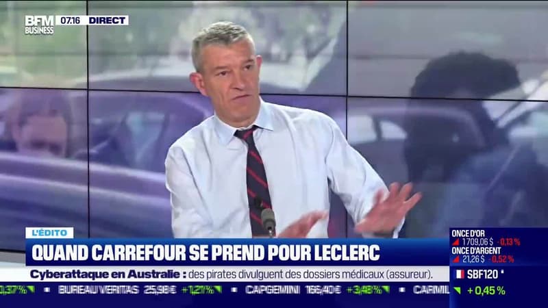 Le débat : Quand Carrefour se prend pour Leclerc, par Nicolas Doze - 09/11