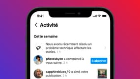 La nouvelle notification affichée par Instagram en cas de panne