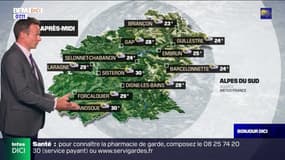 Météo Alpes du Sud: des orages généralisés cet après-midi, avec des risques de grêle, jusqu'à 30°C à Manosque