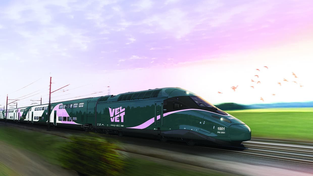 Le futur Train à grande vitesse Velvet (Proxima)
