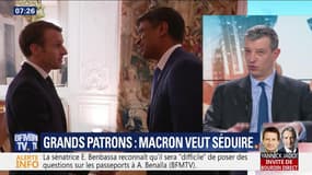 Grands patrons : Macron veut séduire