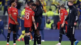 Bruno Fernandes en larmes, dans les bras de Paul Pogba