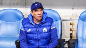 L'entraîneur de l'OM Jean-Louis Gasset