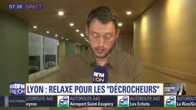 Lyon: deux "décrocheurs" d'un portrait d'Emmanuel Macron relaxés