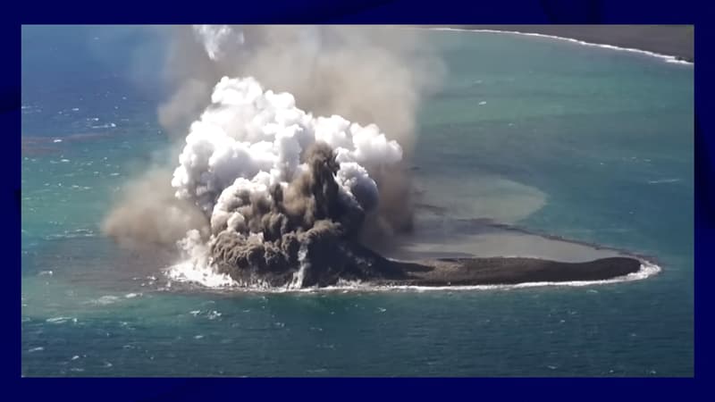 Le Japon s'agrandit d'une nouvelle île après l'éruption d'un volcan sous-marin