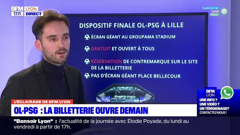 Coupe de France: la billetterie de la finale OL-PSG ouvre mardi (1/1)