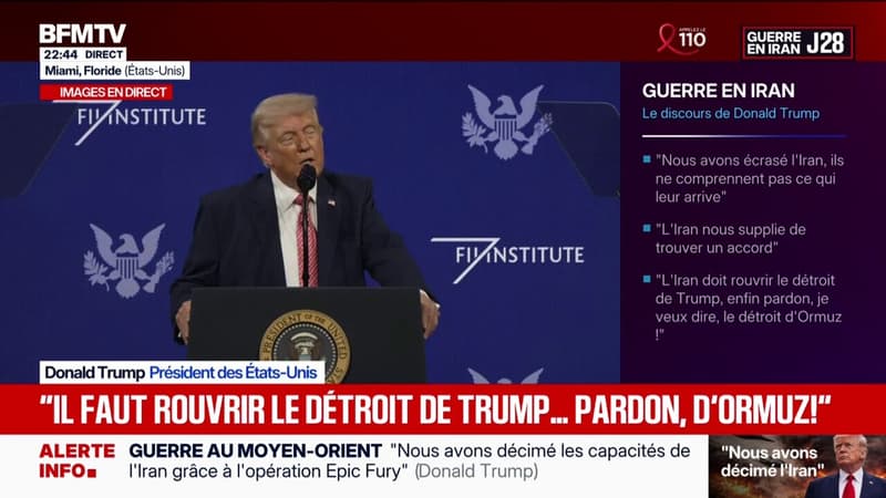 Iran: "[Mojtaba Khamenei] est soit mort, soit mal en point", déclare Donald Trump