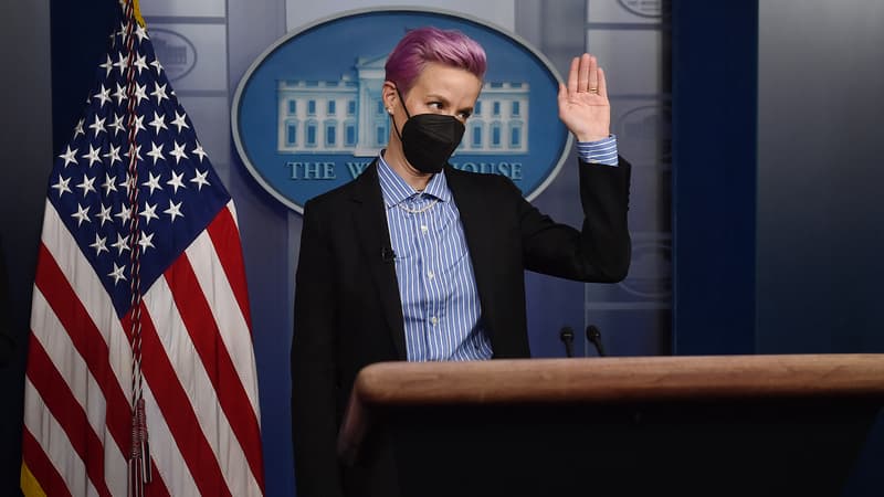 Après avoir snobé la Maison Blanche sous Trump, Rapinoe a été reçue par Biden