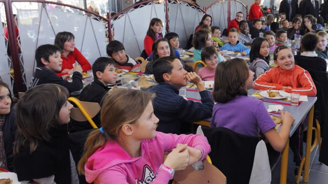 Cantine scolaire. (Illustration)