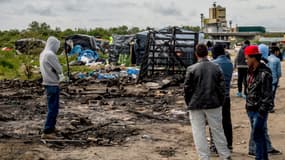 Un camps de migrants à Calais le 1er juin. 