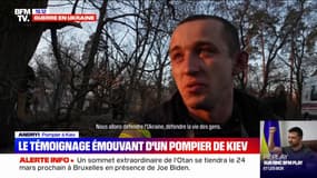 "Des gens meurent, et le pire, c'est que des enfants meurent. Ils n'ont pas vécu leur vie et ils ont déjà vu ça": le témoignage émouvant d'un pompier de Kiev 