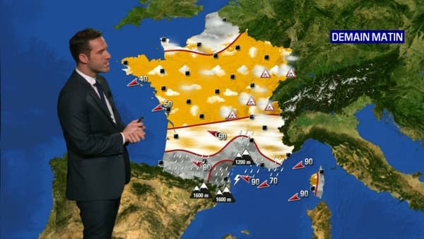 Météo de mercredi matin. Météo de mercredi matin.