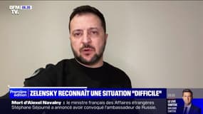 Après près de deux ans de guerre en Ukraine, Zelensky évoque une situation "extrêmement difficile" sur le front