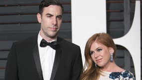 Sacha Baron Cohen et Isla Fisher, le 22 février 2015