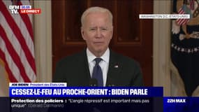 Proche-Orient: Joe Biden a "encouragé le Premier ministre Benyamin Netanyahou à entériner le cessez-le-feu"