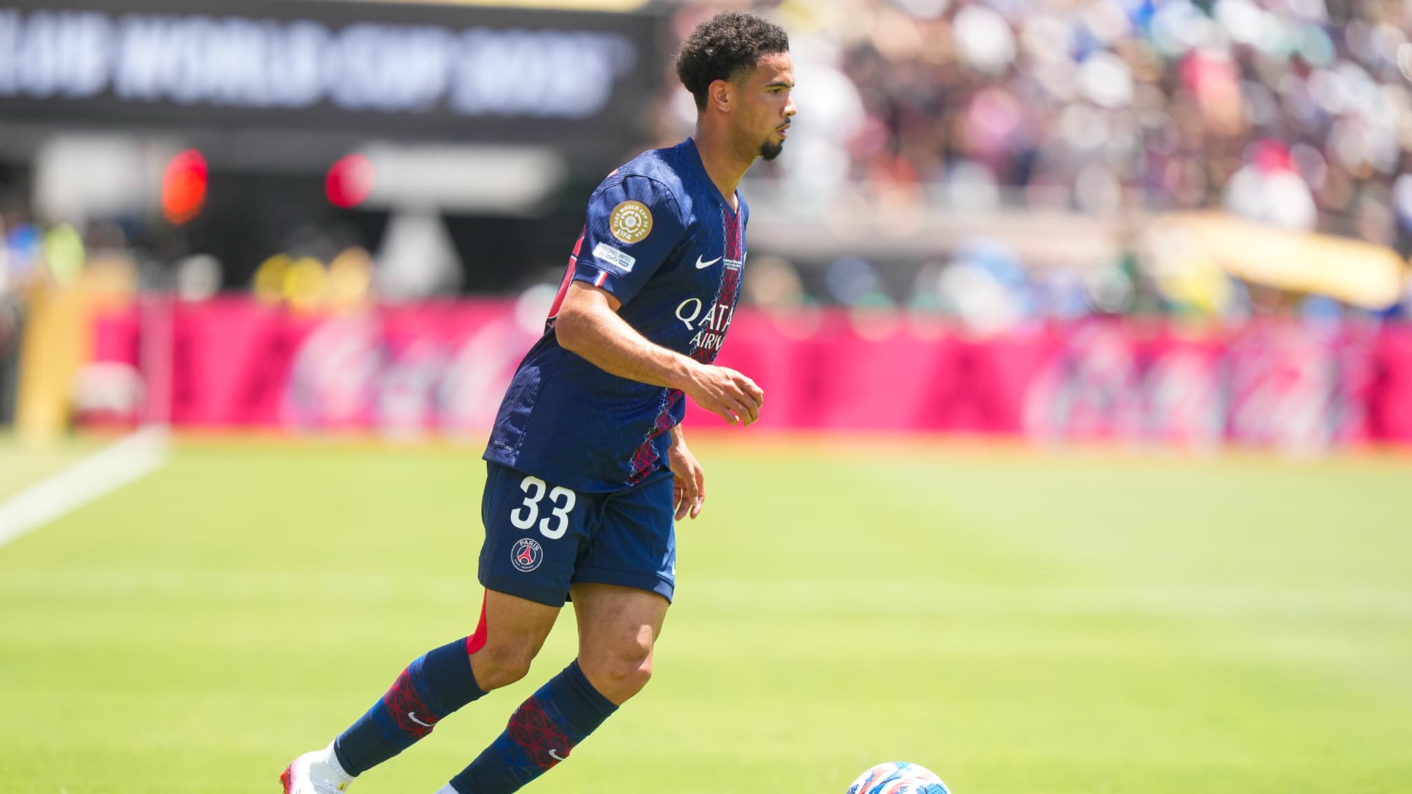 Warren Zaïre-Emery lors de PSG-Atlético de Madrid, le 15 juin 2025 à la Coupe du monde des clubs