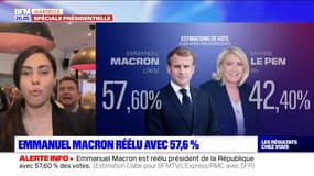 Emmanuel Macron réélu: ambiance de victoire au QG de LaREM à Marseille