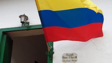 Le drapeau colombien.