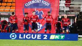 Les joueurs de Clermont (Ligue 2)