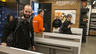 Un magasin Amazon Go à Seattle en janvier 2018.