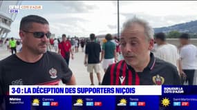 La déception des supporteurs Niçois après la défaite 3-0 face à l'OM