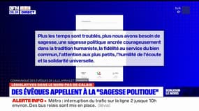 Élections législatives dans le Nord-Pas-de-Calais: des évêques appellent à la "sagesse politique"