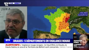 Vigilance rouge "orages": "Nous avons activé le centre opérationnel départemental", affirme Serge Castel, préfet du Jura