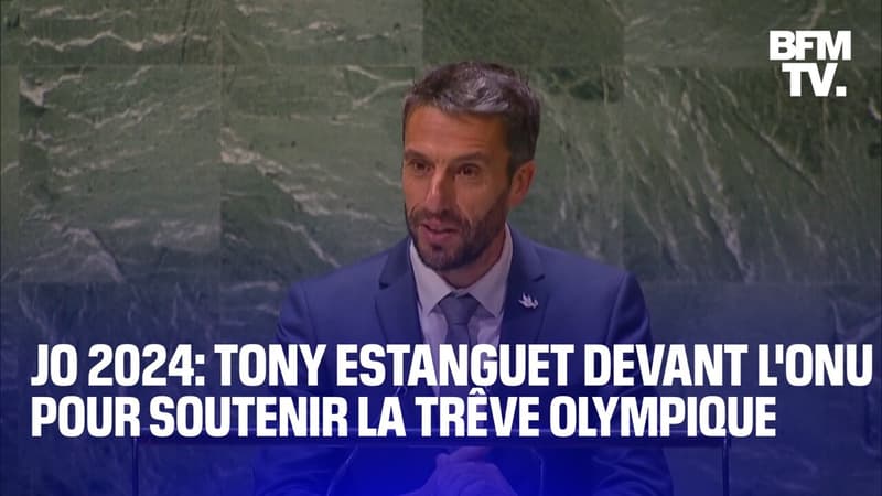 JO de Paris 2024: Tony Estanguet rappelle devant l'ONU l'importance de la trêve olympique