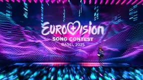 L'Eurovision 2025 à Bâle le 14 mai 2025.