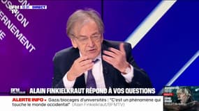 Alain Finkielkraut sur la blague de Guillaume Meurice sur Benyamin Netanyahou: "C'est une phrase brutalement antisémite"