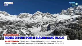 Planète Locale du mercredi 16 novembre 2022 - Record de fonte pour le glacier blanc en 2022