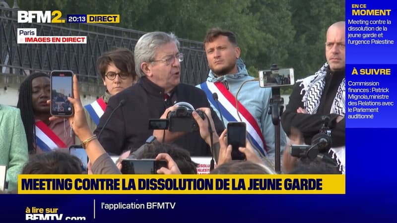 Procédure de dissolution visant le groupe antifasciste La Jeune Garde: Jean-Luc Mélenchon estime que Bruno Retailleau 